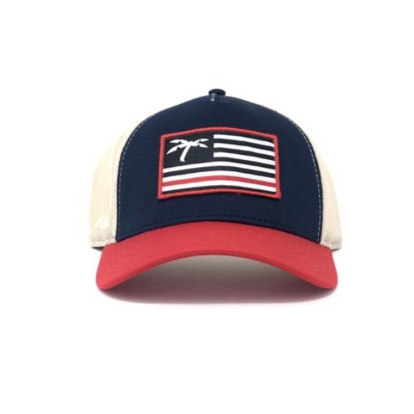 TRAPICAL Land Of The Tree Snapback Trucker Hat Cap - Picture 1 of 5